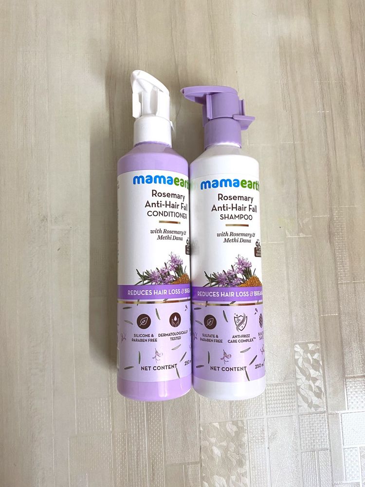Mamaearth Rosemary Anti-Hair Fall Shampoo &amp; Condit