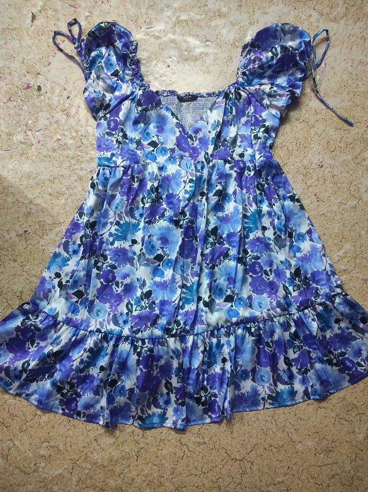 Floral Print Mini Dress