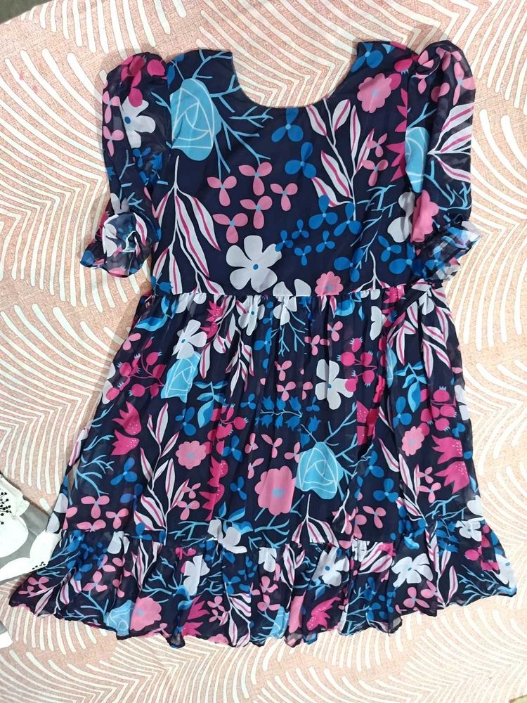 New Floral Print frock Dress