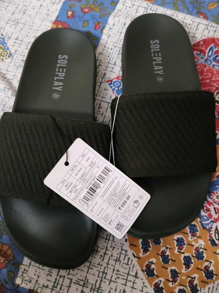 Soleplay Olive Sliders