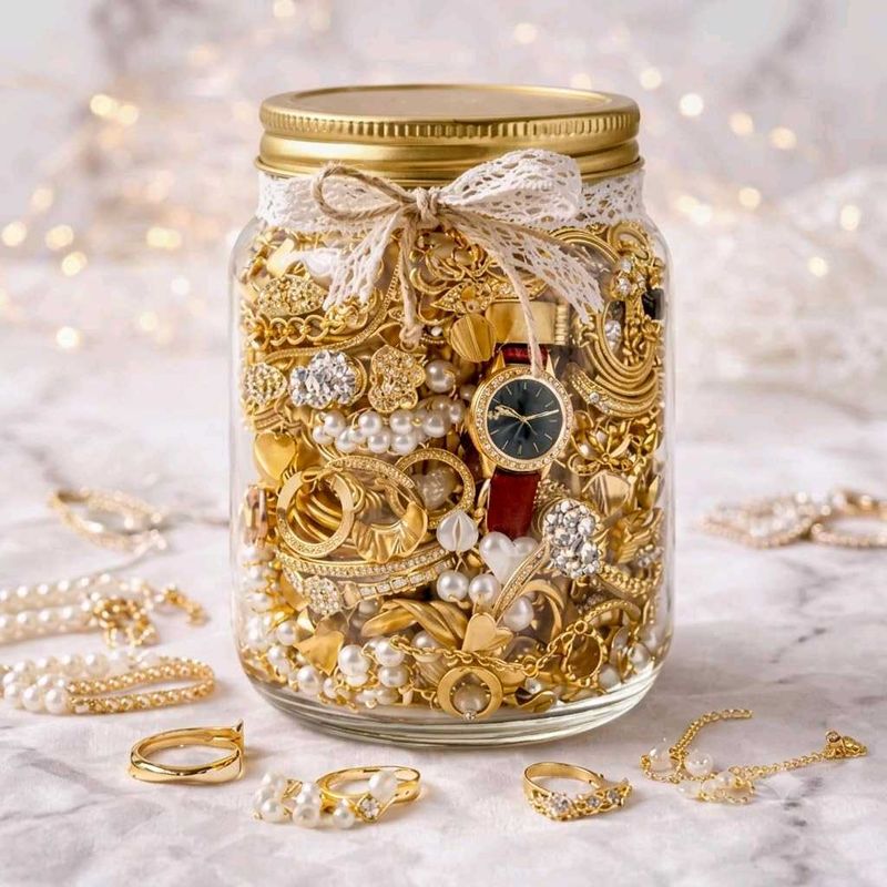 ୨୧ BIG MYSTERY JEWELLERY JAR
