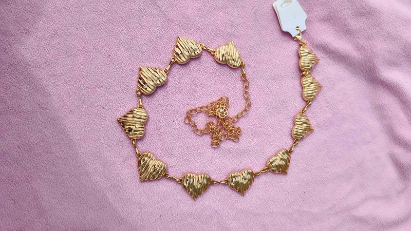 🆕Gold Heart waist belt