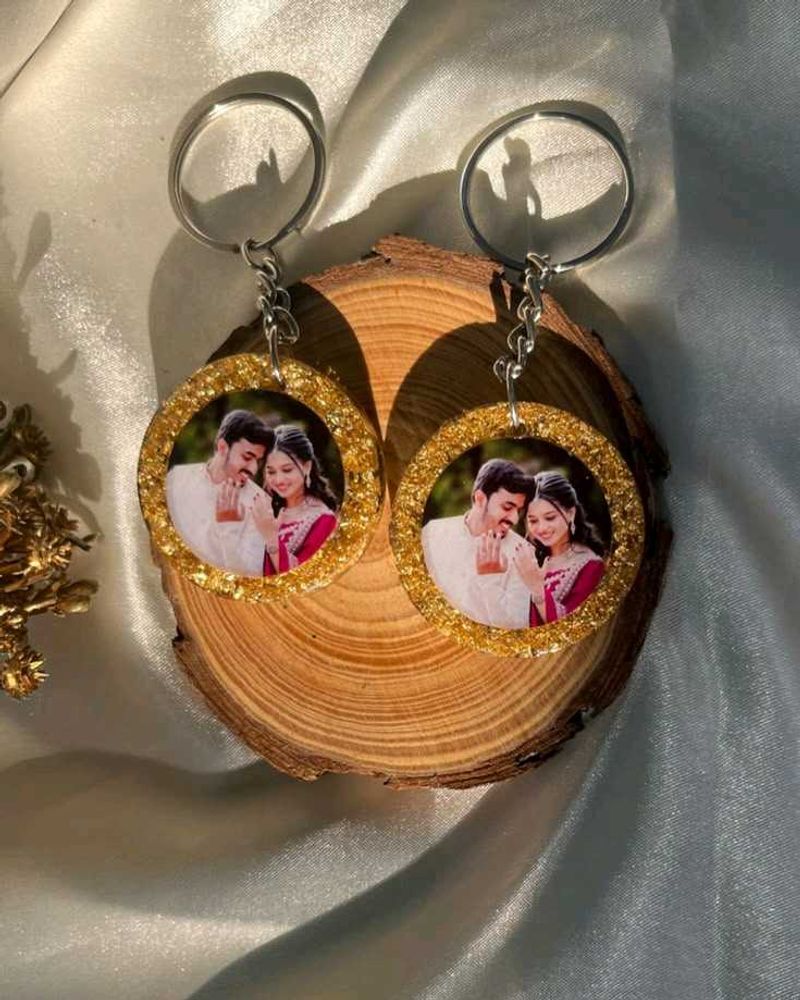 custom resin couple keychain💖