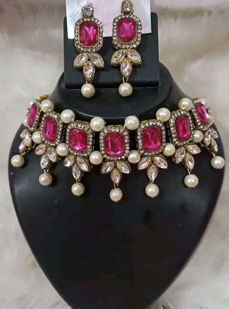 Pink Jewellery Set