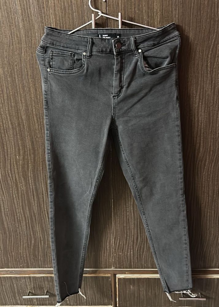 Gray Denim Jeans