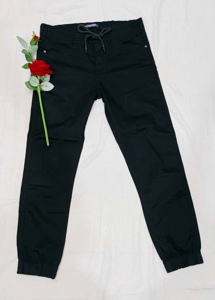 Denim Cotton Joggers