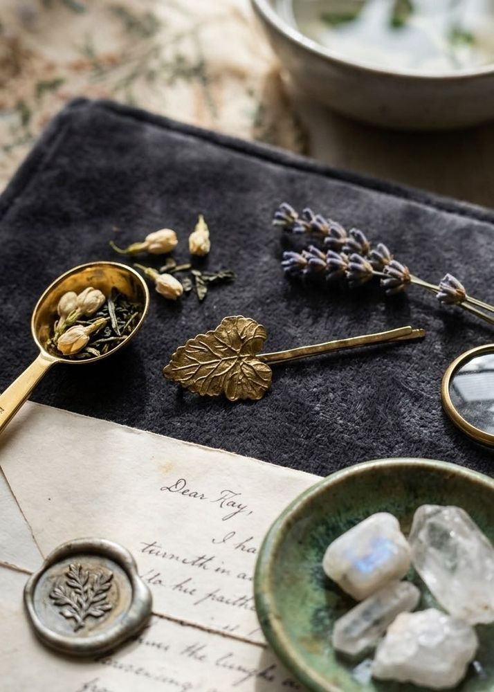 Vintage Leaf Hair Pin