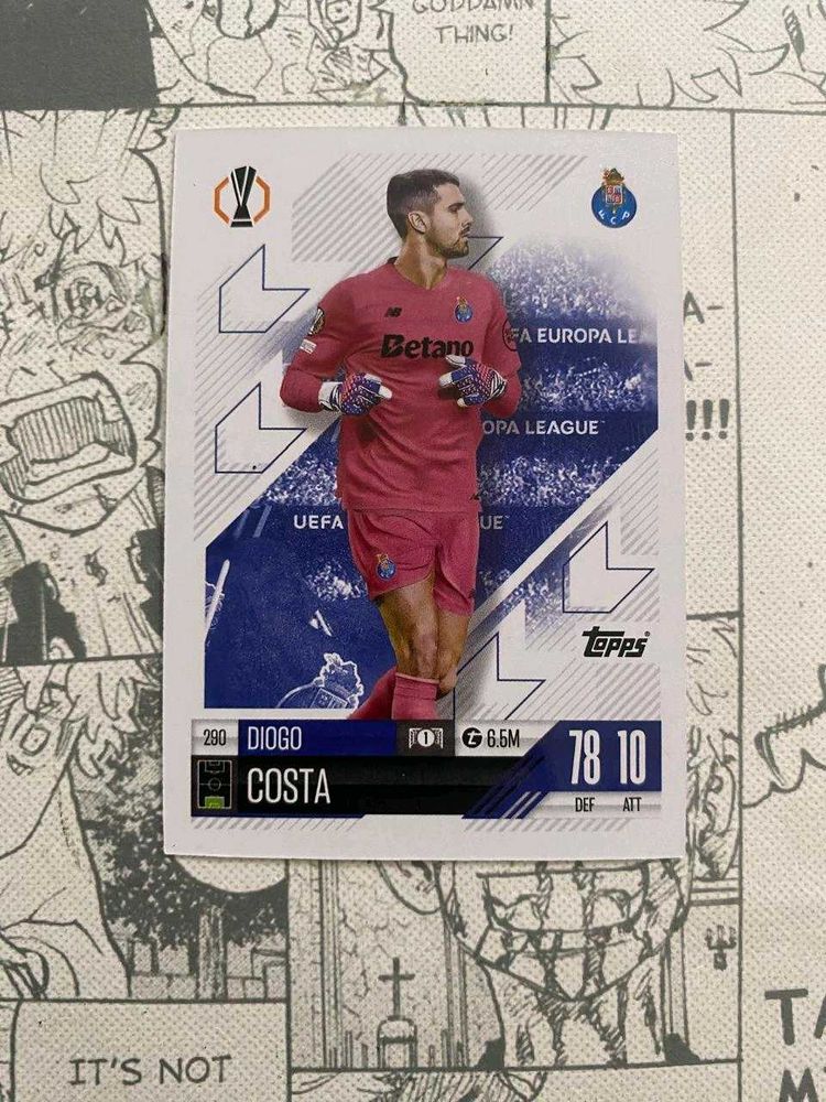 Diogo Costa Match Attax Base Card