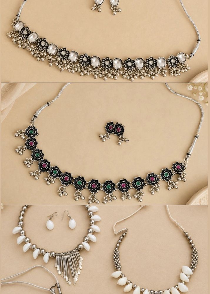 Ethnic Indian Necklace &amp; Earring Set