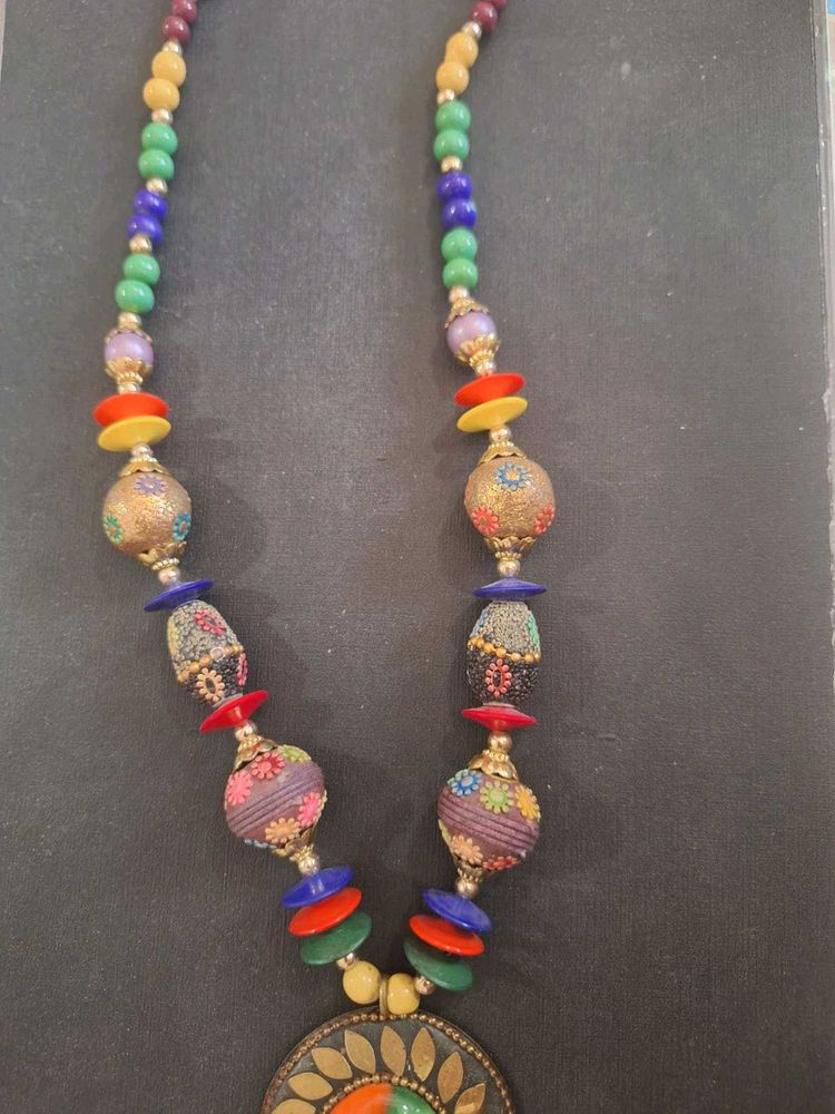 Bohemian Beaded Necklace