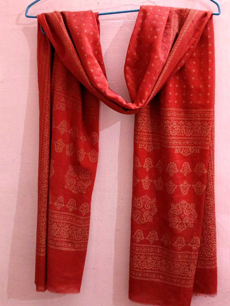 Red Ethnic Dupatta
