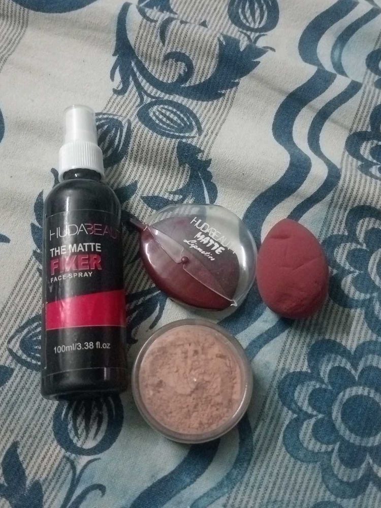 Huda Beauty Face Fixing &amp; Setting Set