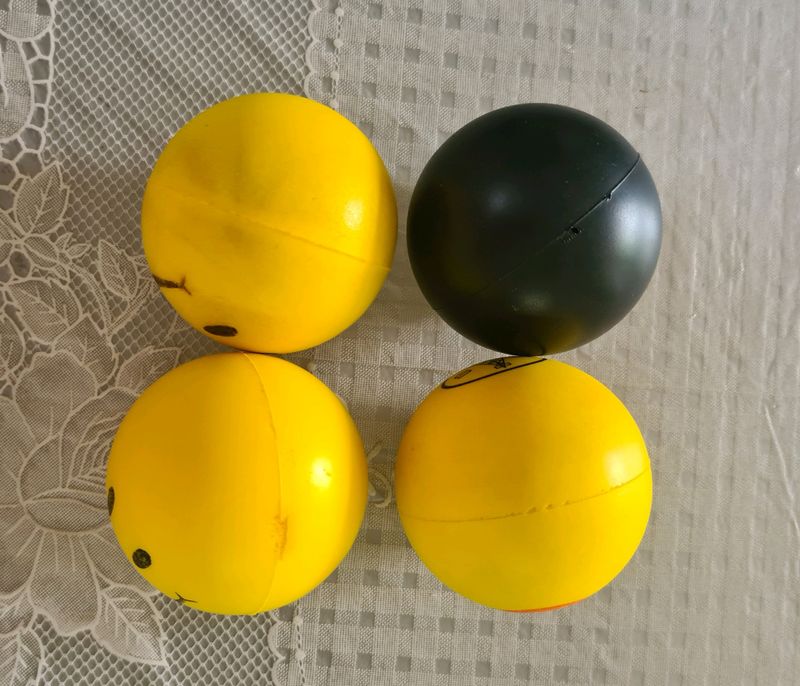 4 Squeeze Balls...Stress Relievers