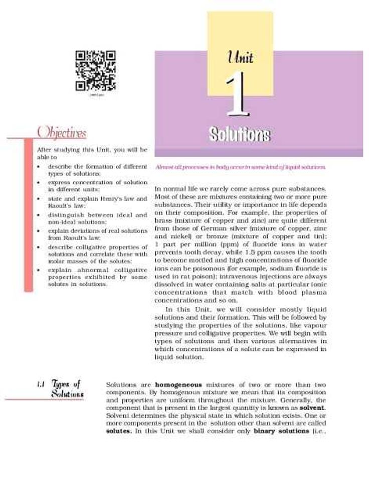 NCERT CLASS 12 CHEMISTRY PART 1