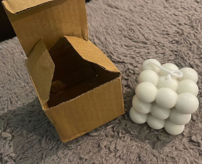 Bubble Cube Candle
