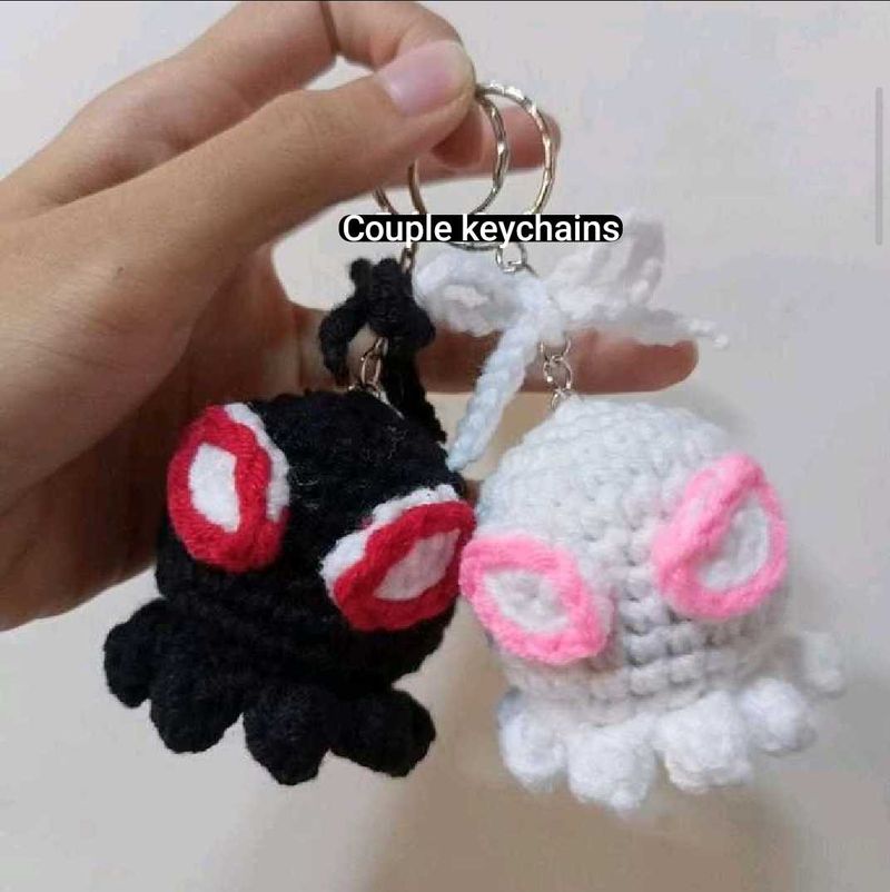 Crochet Couple Keychains