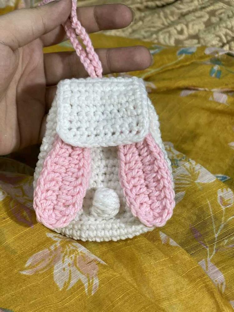 Cute Crochet Bunny Mini Bag