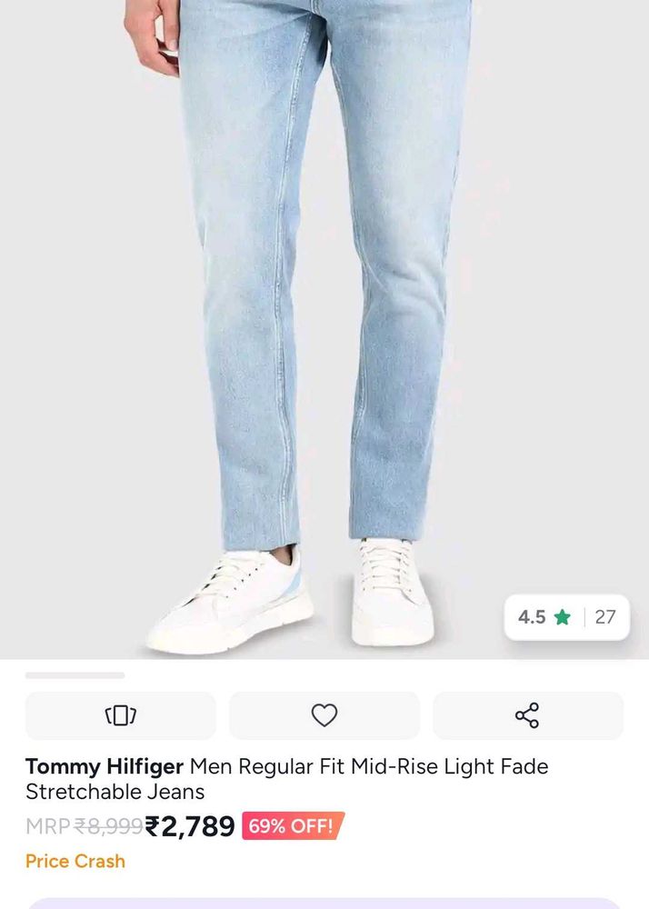 Tommy Hilfiger Light Wash Jeans 36