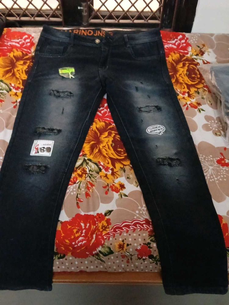 Stylish Distressed Jeans