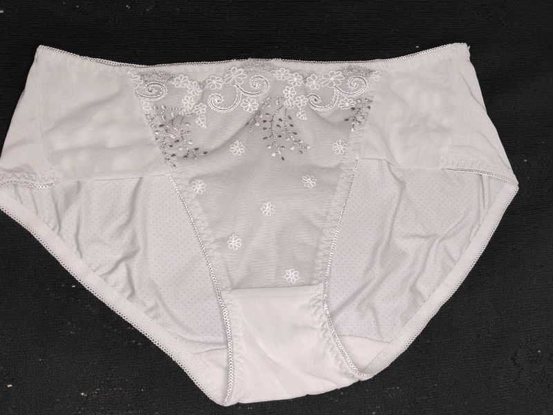 Women's White Lace Briefs