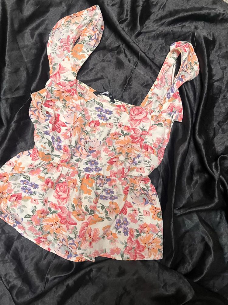 Floral Print Top