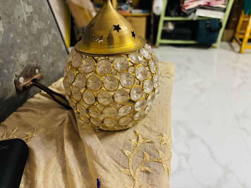 Decorative Crystal akhand diya