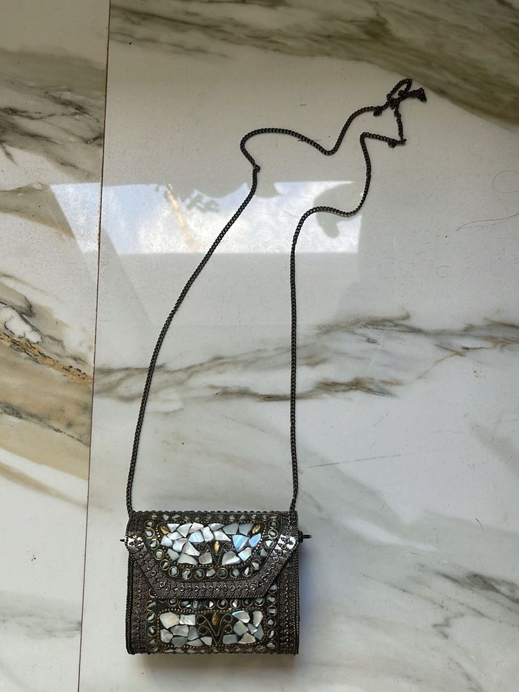 Embellished Crossbody Bag