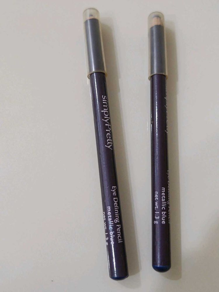Simply Pretty Eye DefiningPencilSet-Metallic Blue