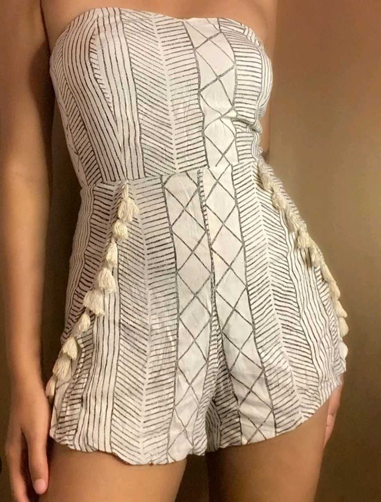 Strapless Printed Bodysuit💛