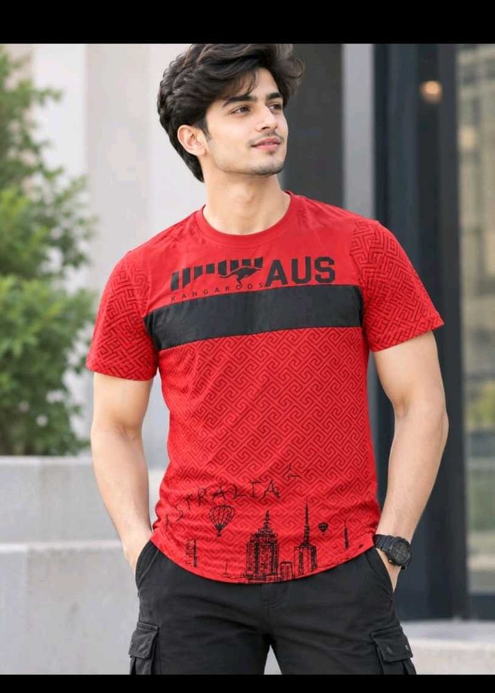 Cool Red Graphic T-Shirt