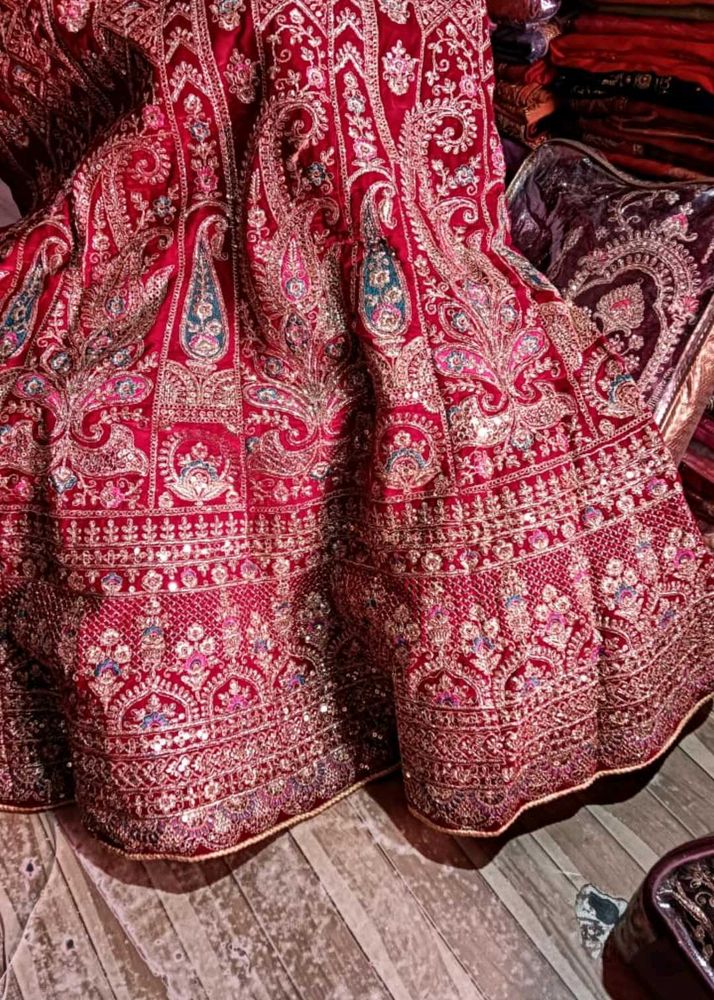 Red Bridal Lehenga