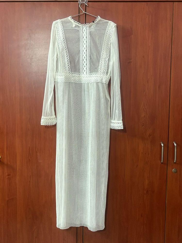 Vero moda Sheer White Dress