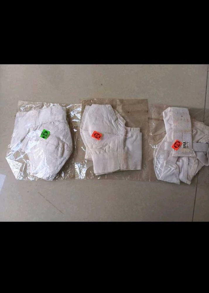 3 White Bras Pack