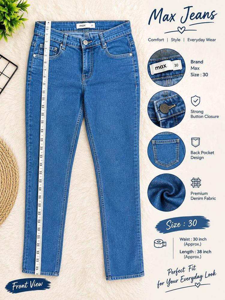 Max Jeans Blue Denim