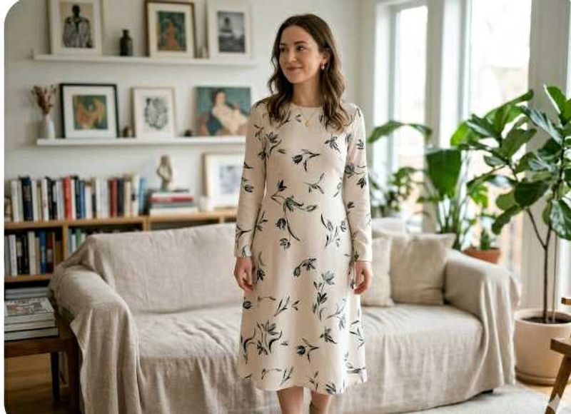 Chic Floral Print Top