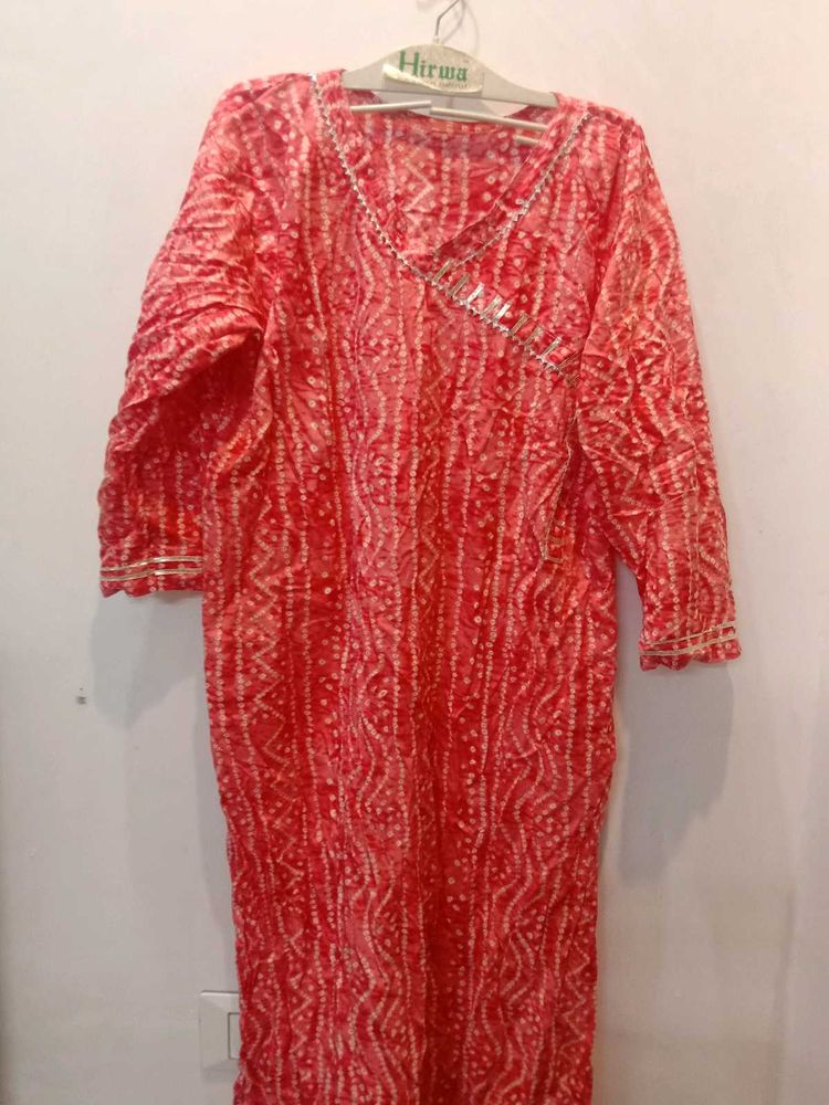 Bandhani Print Kurta