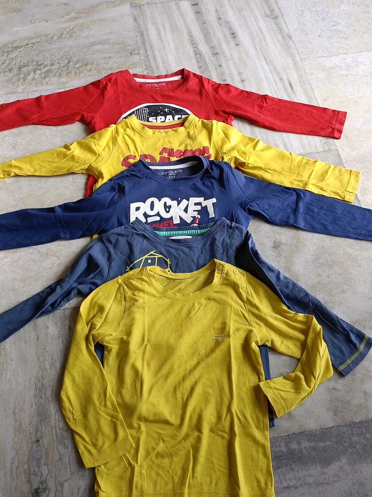 Boys Long Sleeve T-Shirts Bundle