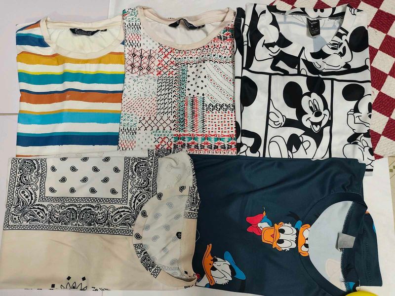 5 pieces woman T-shirt