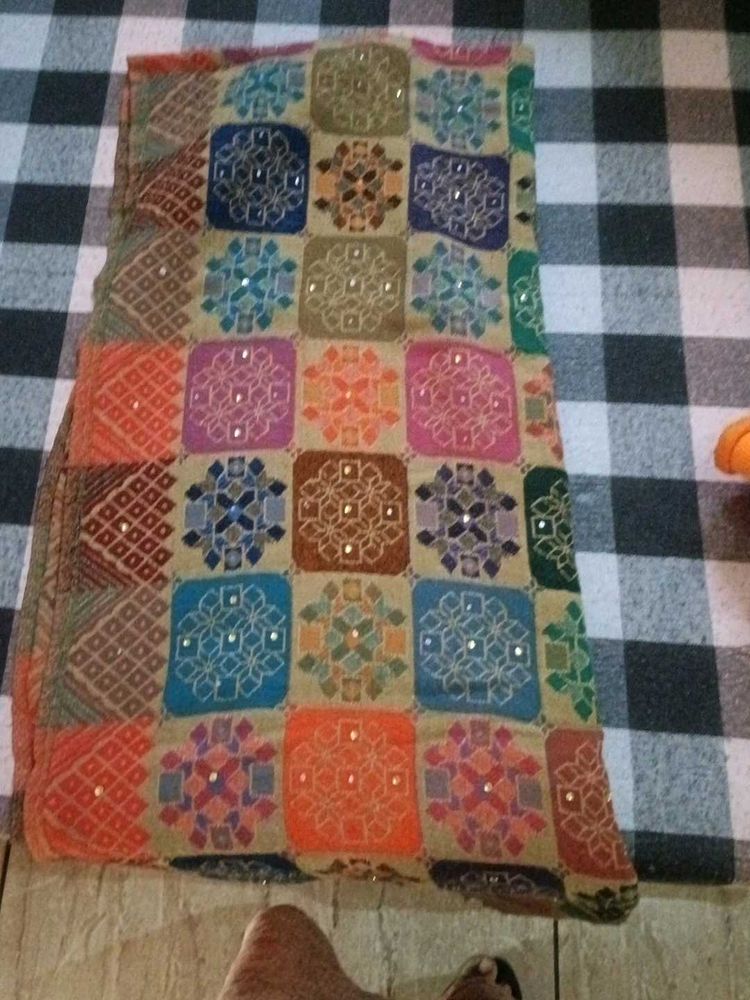 Embroidered Dupatta stall