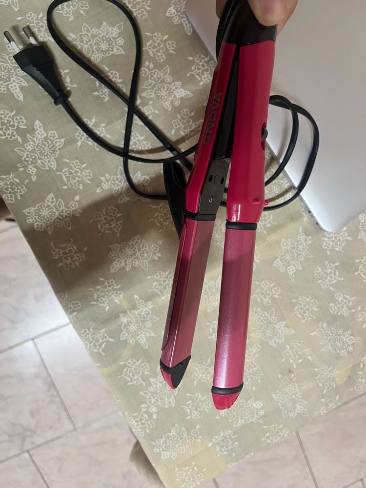 2 In 1 Hair Straightner And Curler