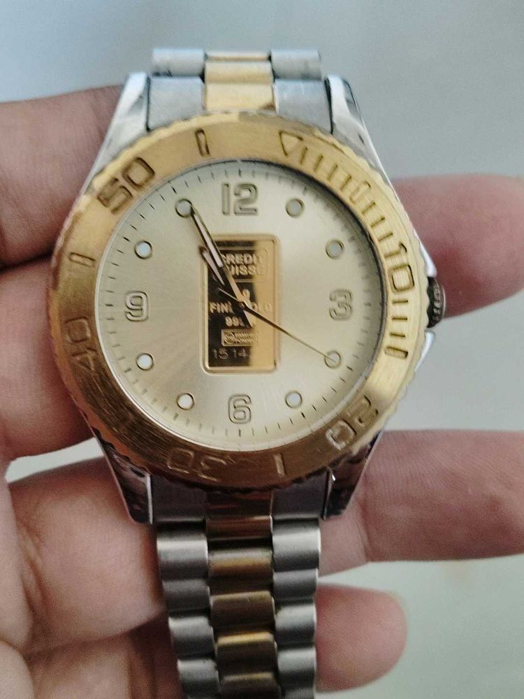 24Kt Gold Dubai Credit sussy ignot watch vastu gol