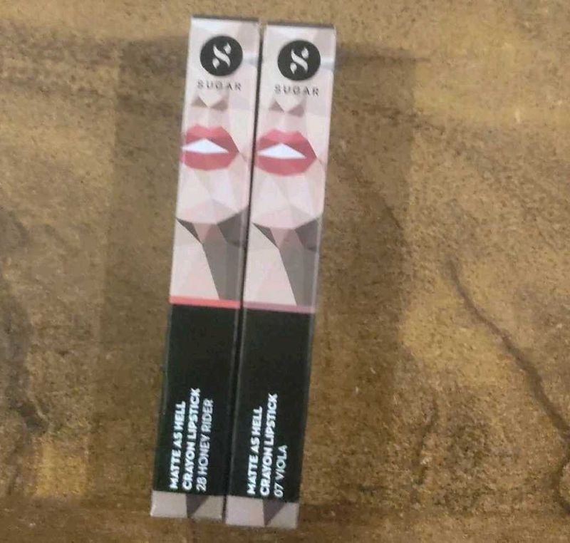 SUGAR Matte As Hell Crayon Lipsticks - 2 Shades