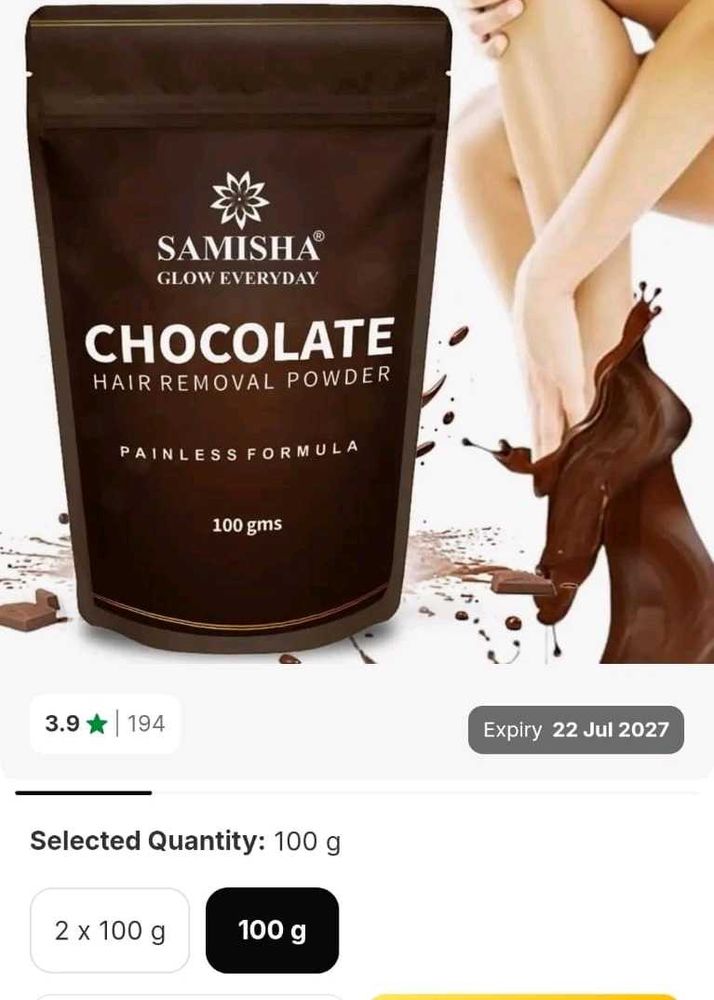 Samisha Chocolate Hair Removal