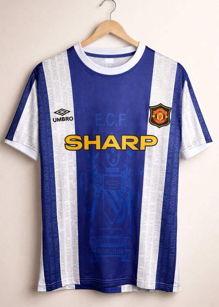 Man United Umbro Embroidered Vintage Jersey 🫡