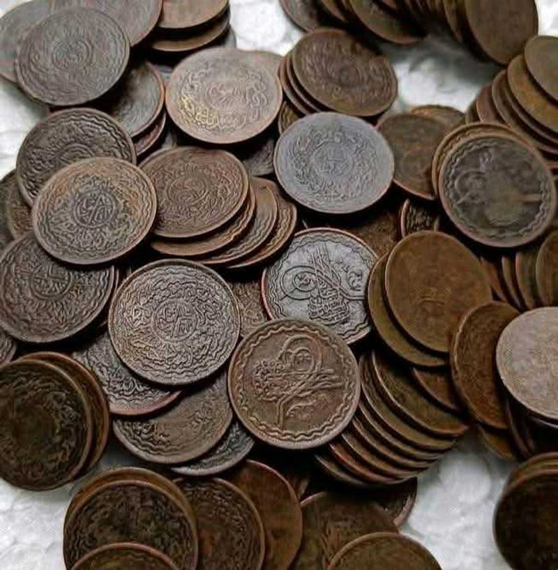 Hyderabad State 2 pie Nizam 50 Coins