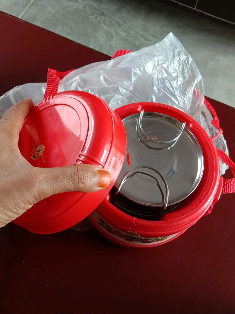Red Insulated Lunch Box