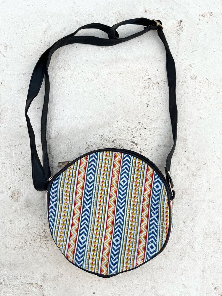 Unique Round Boho Sling Bag
