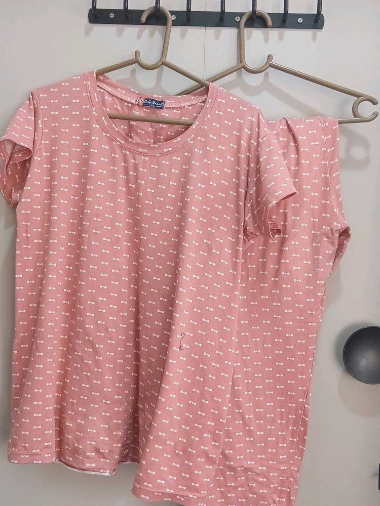 Cozy Pink Pajama Set Very Comfortable