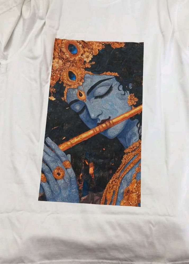 Krishna Flute Graphic T-Shirt
