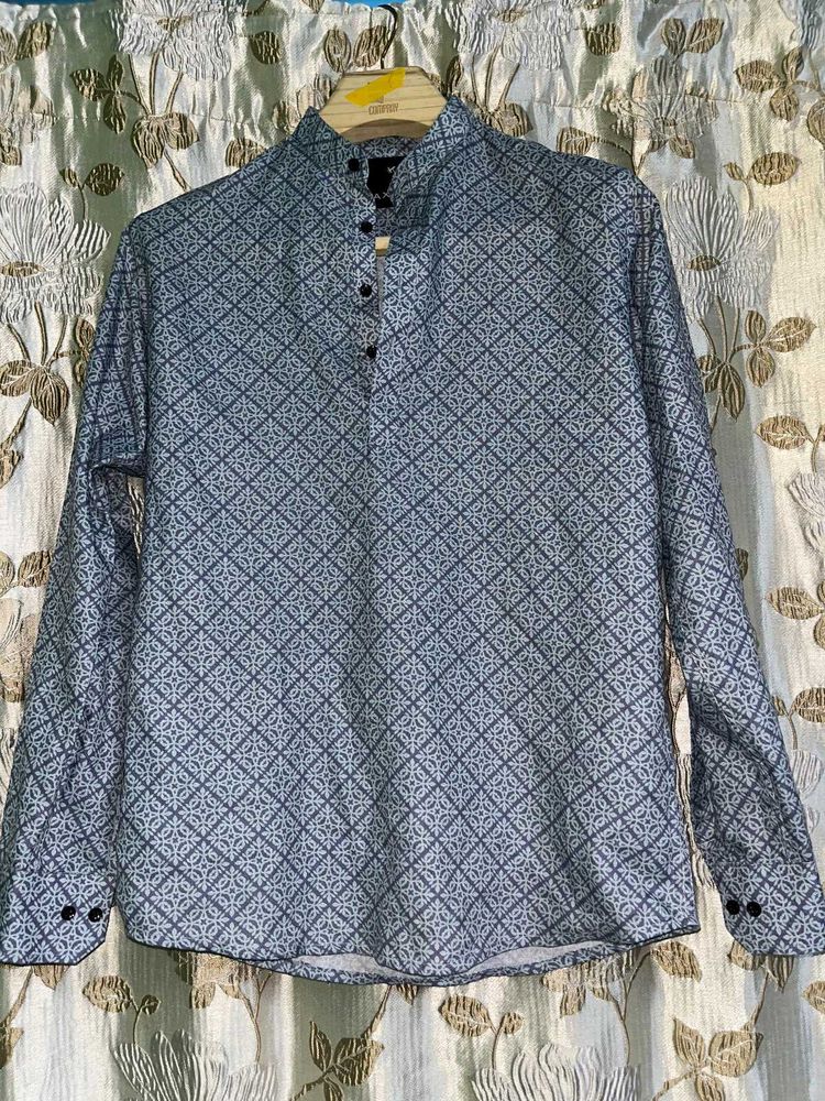 Printed Men's Kurta Shirt
